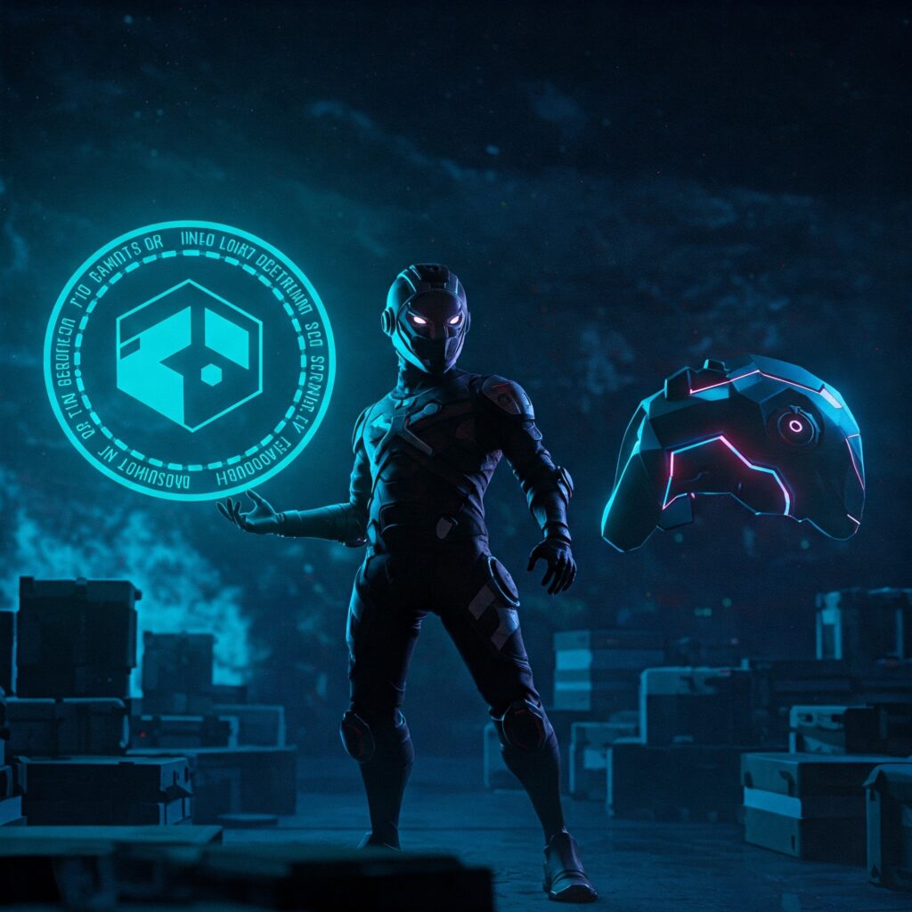 Earn Cryptocurrencies While Playing Ninja gaming character and crypto